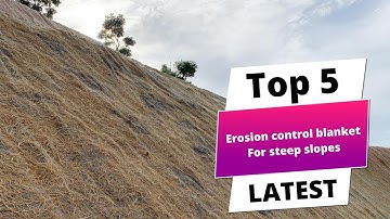 ✅ Best erosion control blanket for steep slopes: Blanket for steep slopes (Buying Guide)
