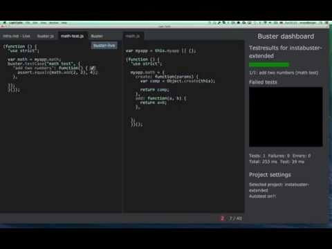 InstaBuster Part 2: Powerful JavaScript testing using Light Table and Buster.JS