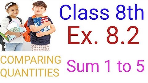 Q. 1 TO 5 Ex. 8.2  CLASS 8th || NCERT MATHS || GAJANAND VERMA || INDIA MATHS 365 ||