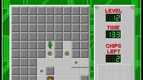 CCLP3 level 12 solution - 125 seconds