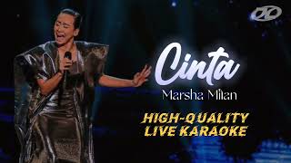 CINTA - MARSHA MILAN #AJL36 HQ KARAOKE LIVE ORCHESTRA