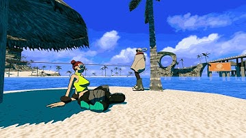 Emerald Coast In Bomb Rush Cyberfunk by Pupsi! (Custom Map Showcase)