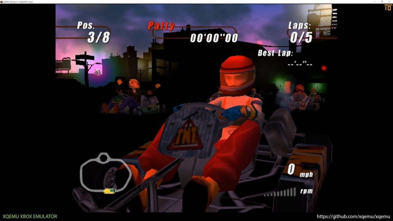 XQEMU Xbox Emulator Furious Karting Ingame! (2497e2d + WIP) YouTube