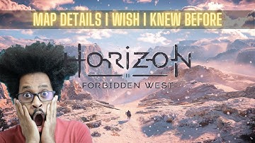 Map Guide of Horizon Forbidden West Walkthrough | I wish I knew it before | Playstation Paradox