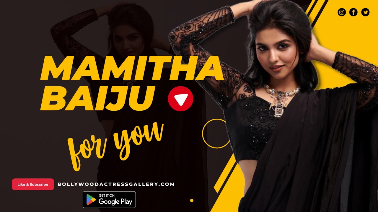 Meet Mamitha Baiju 💞 : Rising Star Of Malayalam And Tamil Cinema!