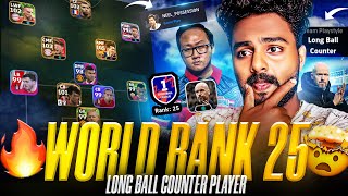 GLOBAL RANK 25 🆚 PES WING MASTER | MASTERING THE DEFENSE OF XABI ALONSO🔥 | QC 🆚 RANK PUSHING PRO💯🤯