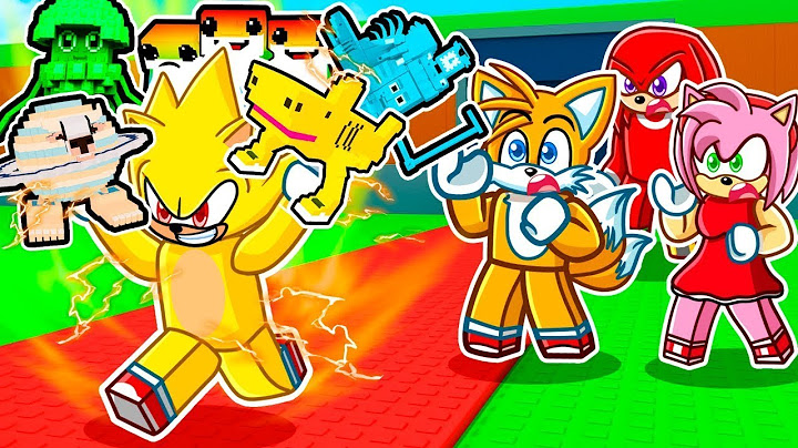 Me Convertí en SUPER SONIC y ROBÉ Todos los BRAINROTS de mis Amigos!