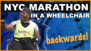 The New York City Marathon in a Wheelchair... Backwards!