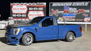 Letting off early and STILL running 4s! My F-150 is literally flying