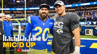 'We’re Going To The Bowl!” Eric Weddle Mic’d Up For Rams vs. 49ers NFC Championship Matchup