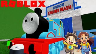 ROBLOX THOMAS SODOR CAR WASH ! || Roblox Gameplay || Konas2002