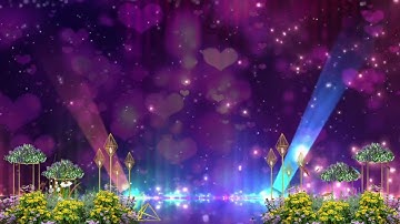 Visual LED hoa và tim | Background hoa và tim | wedding| Thiết kế bới hoangvuongpc.com