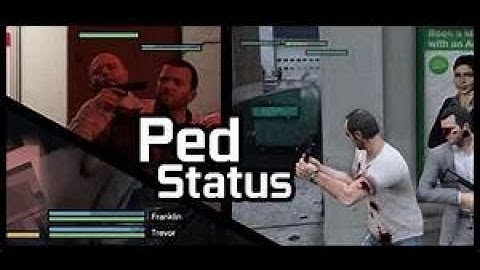 How to install Ped Status Health and Armor Display GTAV 2021