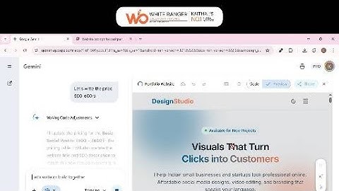 Building a Full Website with Gemini 3 in Minutes!   Step-by-Step Tutorial  White Banger Academy