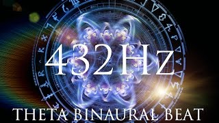 DEEP Theta Binaural Beat ➤ LET GO of Negative Thoughts & Unwanted Feelings ➤ Healing Vibration
