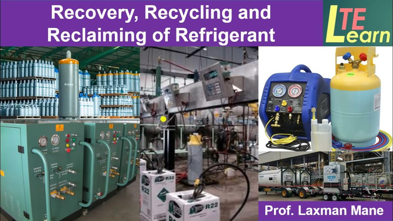 RRRRecovery Recycling Reclaiming of Refrigerant YouTube