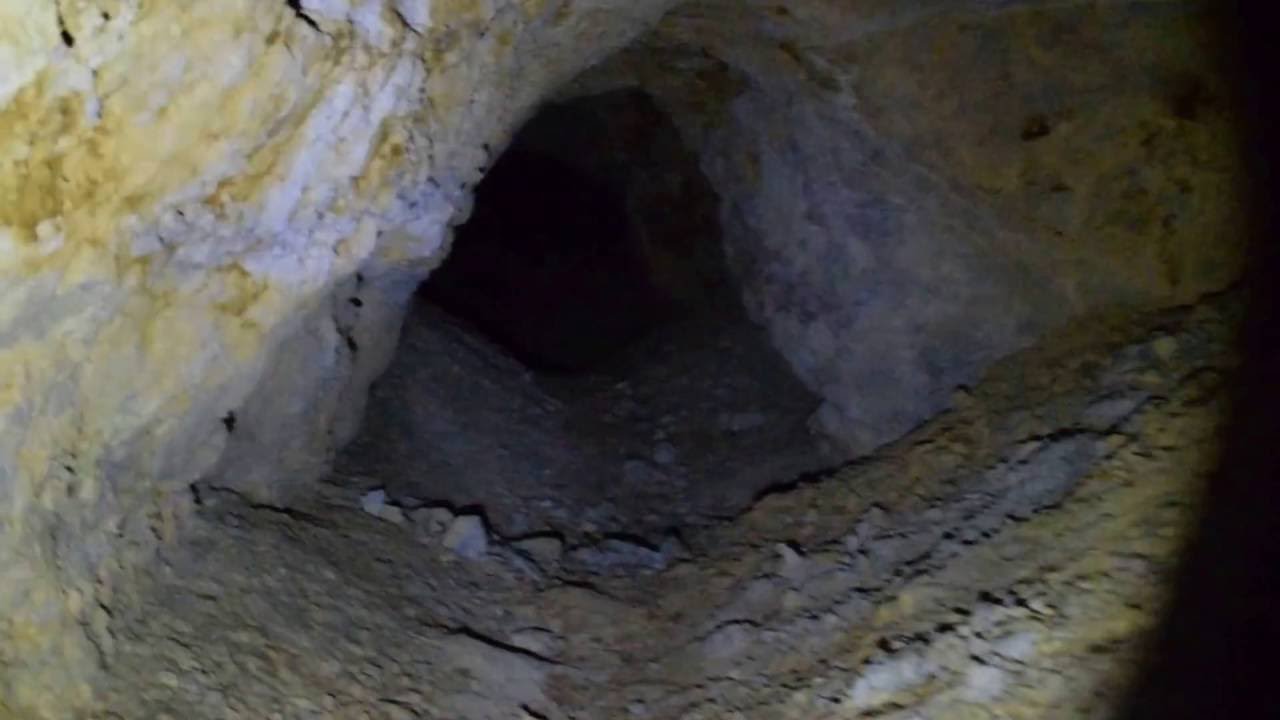 Exploring the Good Hope Mine near the Jonesville townsite, Washoe