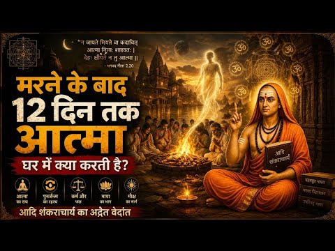🕉️  What Happens After Death? Adi Shankaracharya Reveals the Truth | Soul's  Journey Explained,