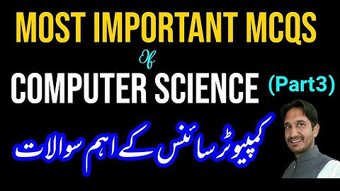 General Knowledge Lecture Series |Computer Science MCQs Part 3|Important MCQs of Computer Science|
