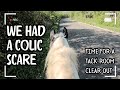 We had a colic scare (& time for a much needed clearout) / Equestrian VLOG