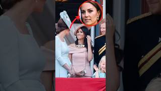 Meghan's Rude Answer Surprised Catherine On The Royal Balcony #shorts #kate #meghan Resimi