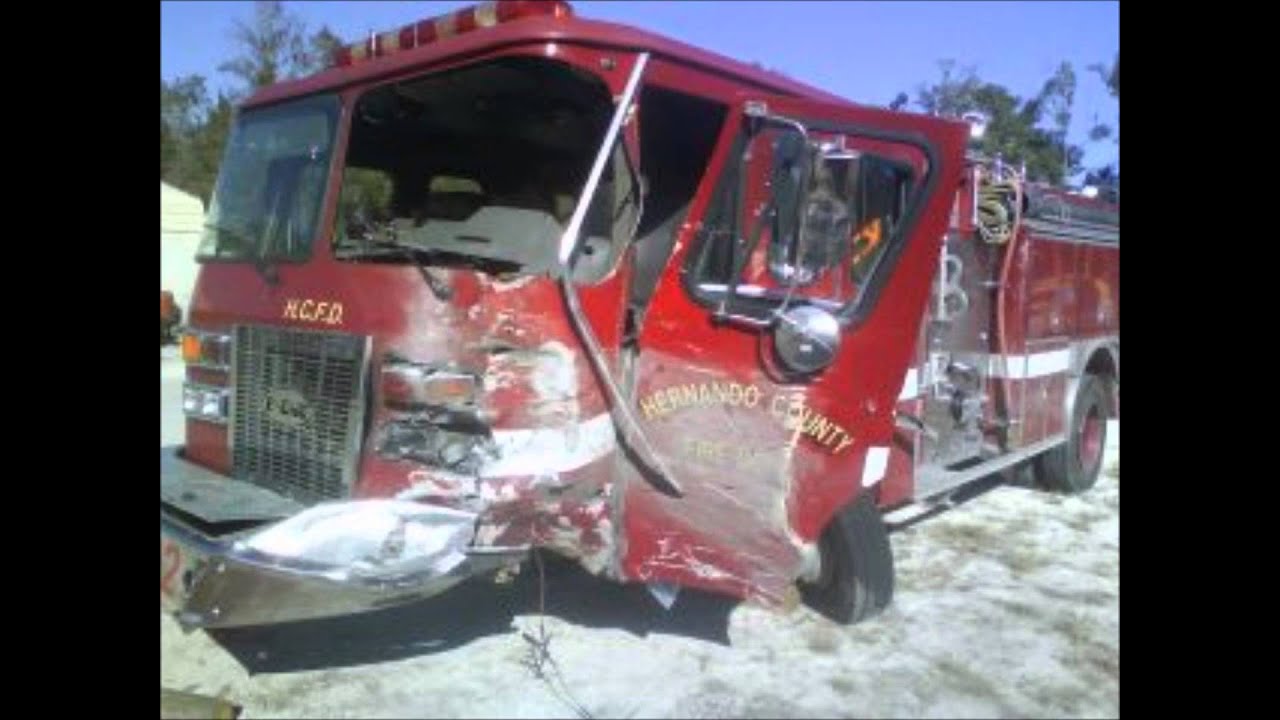 Fire Truck Accidents Caught On Camera - YouTube