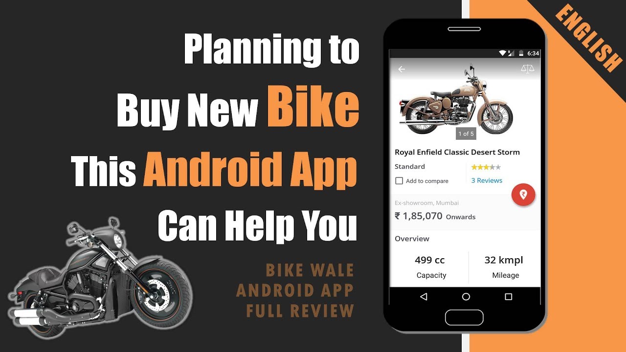 Planning to buy a new bike? Bikewale Android App to help bike lovers