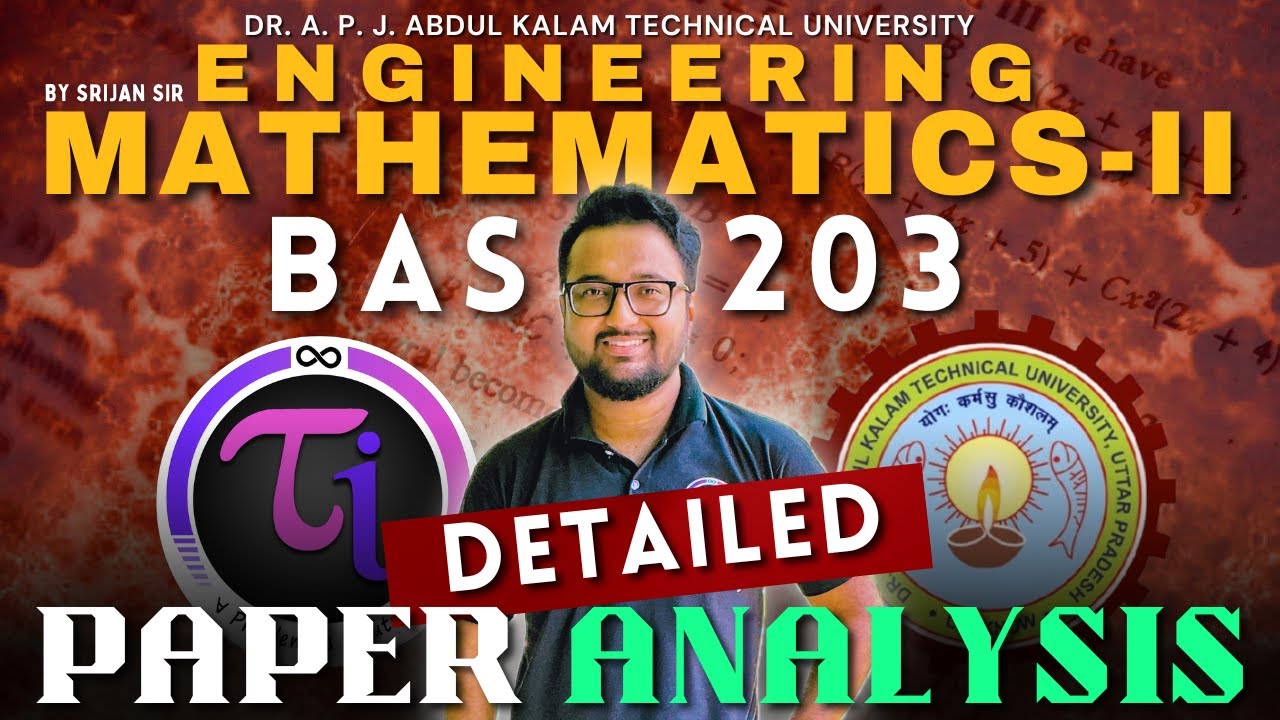 AKTU | BAS 203 | Engineering Mathematics 2 | 2024-25 | Complete Paper ...