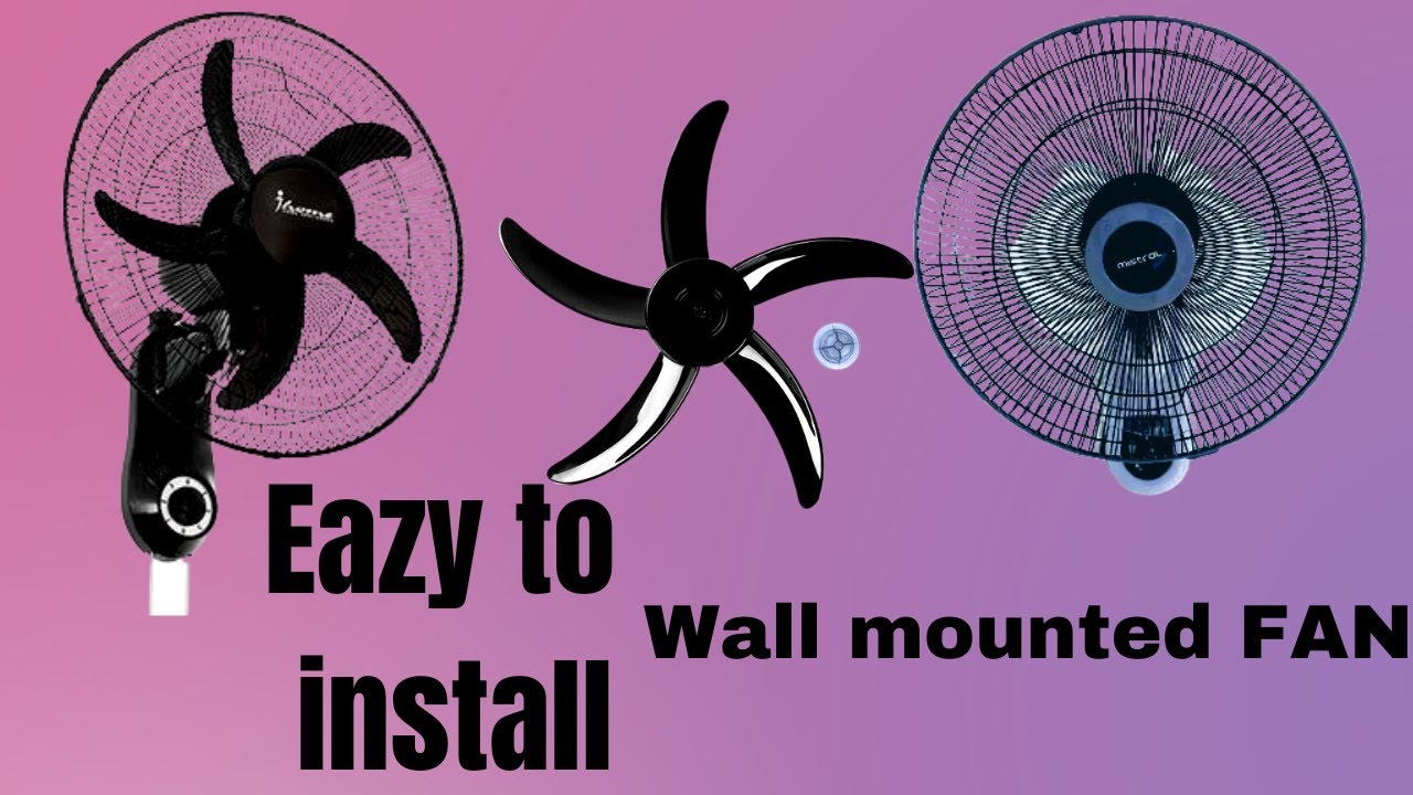 how to install wall mounted fan | wall mounted fan installation | 