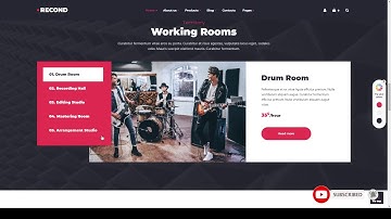 Recond - Recording Studio and Music Band WordPress Theme album recording music records Build Website