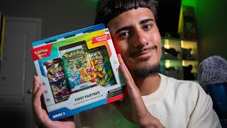 ASMR Unboxing Pokemon First Partner Illustration Collection✨