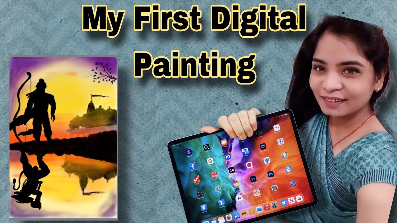My First Digital Painting/ Art |#digitalart #art #painting # ...