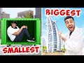 BIGGEST VS SMALLEST HOTEL CHALLENGE