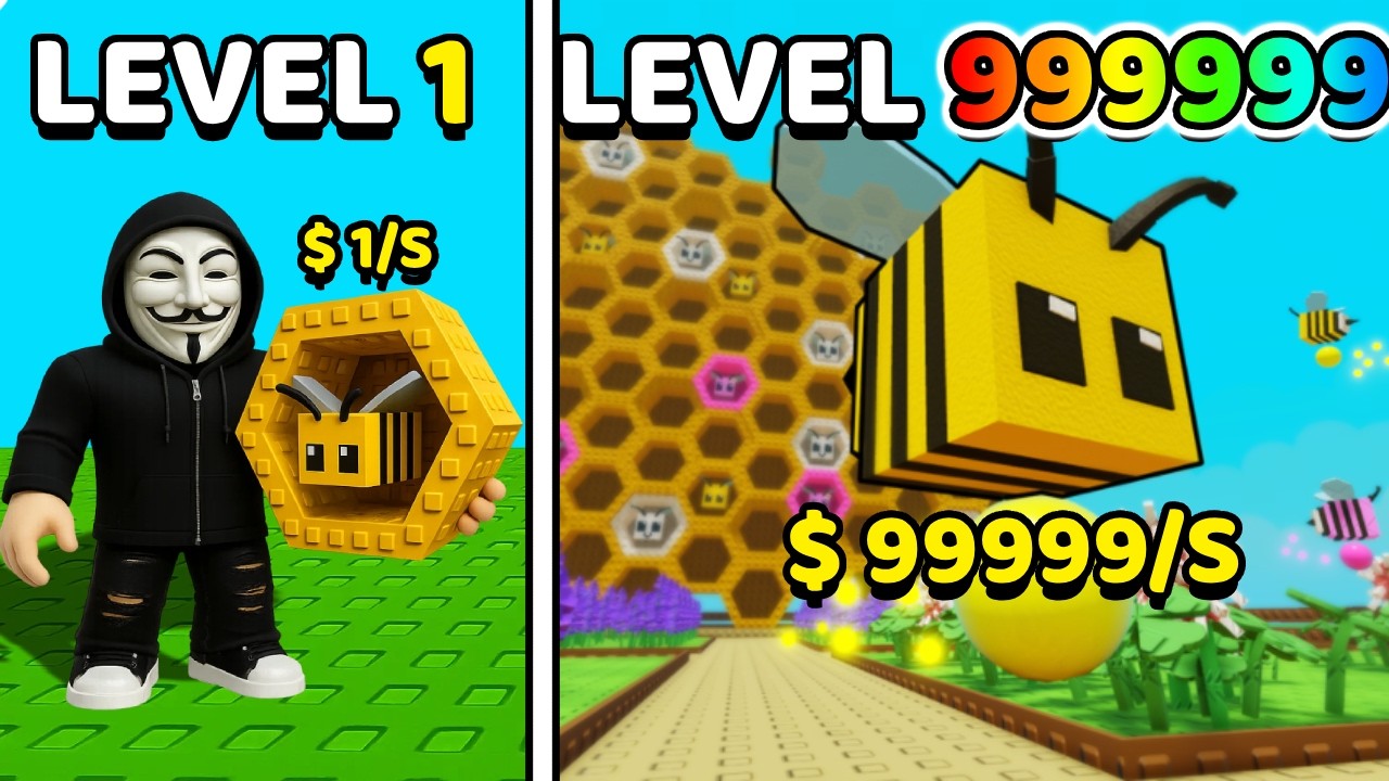🐝 “Do NADA à MAIOR COLMEIA do ROBLOX! 😱