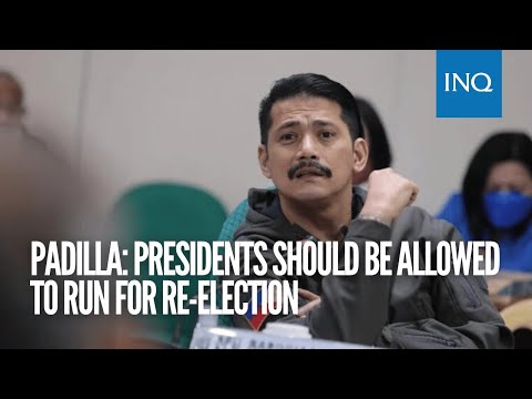 Padilla: Presidents should be allowed to run for re-election