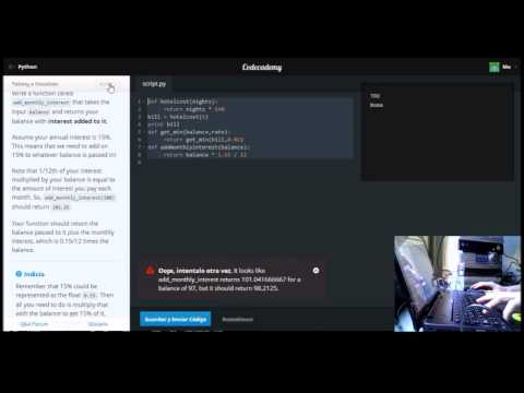 Mi hora de código 6 Python y Codeacademy