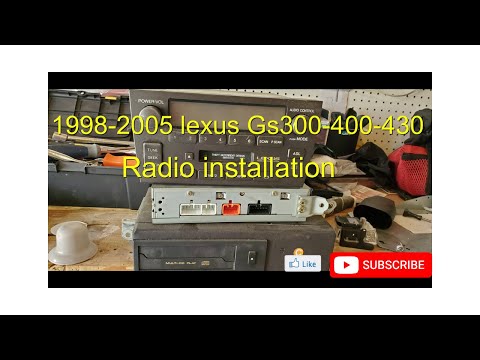 Lexus gs300 radio installation 1998-2005