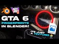I Recreated the EXACT GTA 6 Fingerprints in Blender 3D! | New Blender 4.4 Tutorial