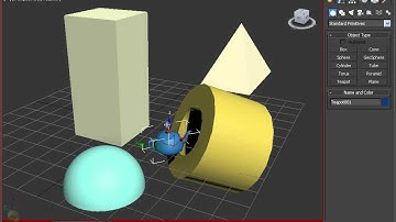 3DS Max 2012 - Basic Keyframes - Navigating an Object Field