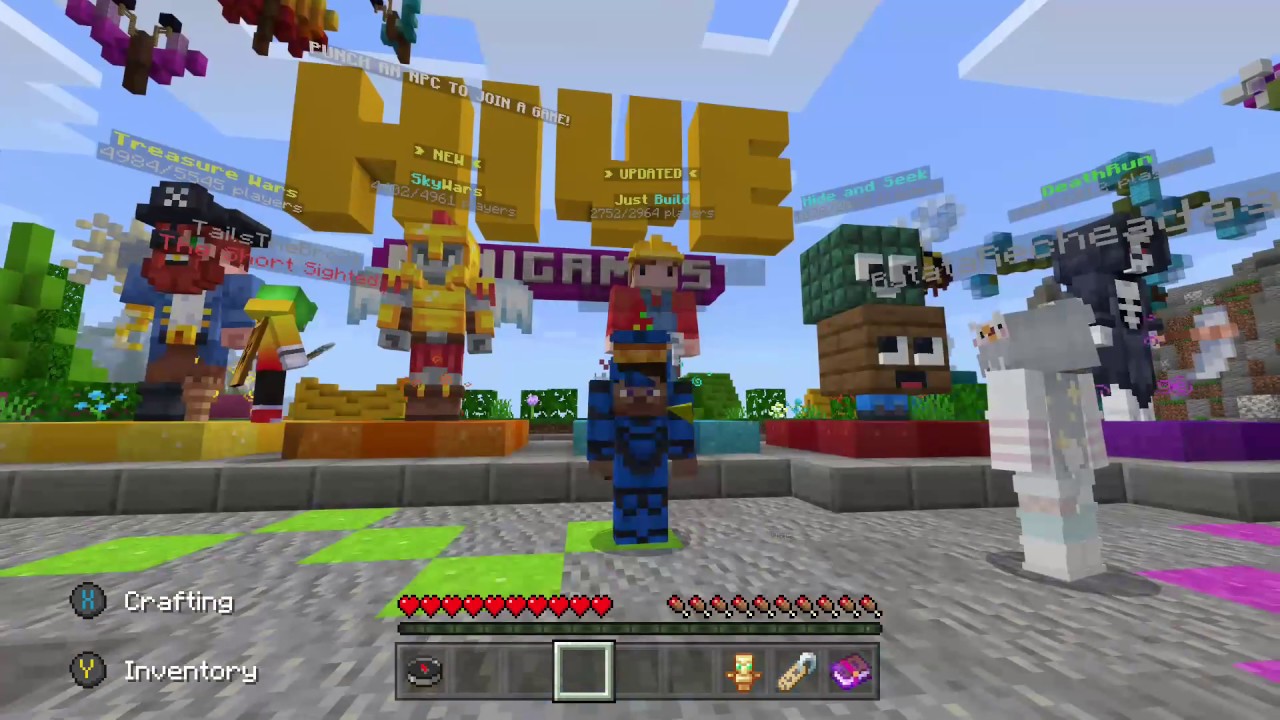 Minecraft, Just Build (Multiplayer the Hive). - YouTube