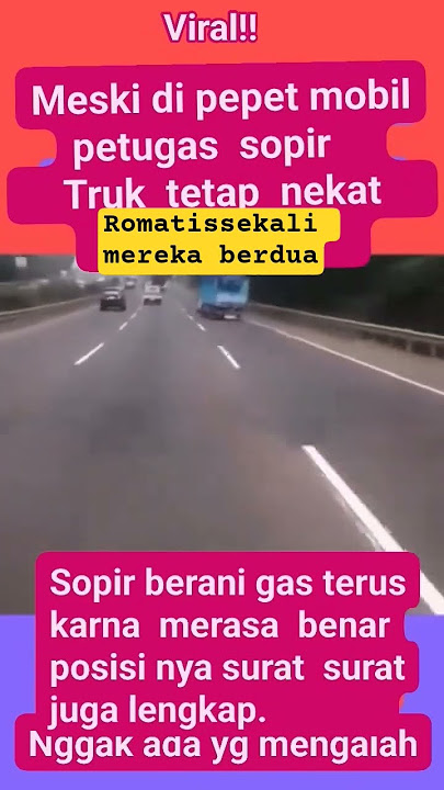 Viral fast & Furious Ditol #ngakak #lucu dua sopir antara sopir oknum petugas vs sopir truk cabe