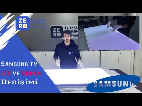 Samsung Tv LED Değişimi / 55NU7100 Led ve Ekran Değişimi Nasıl Yapılır // Zero TV Servisi