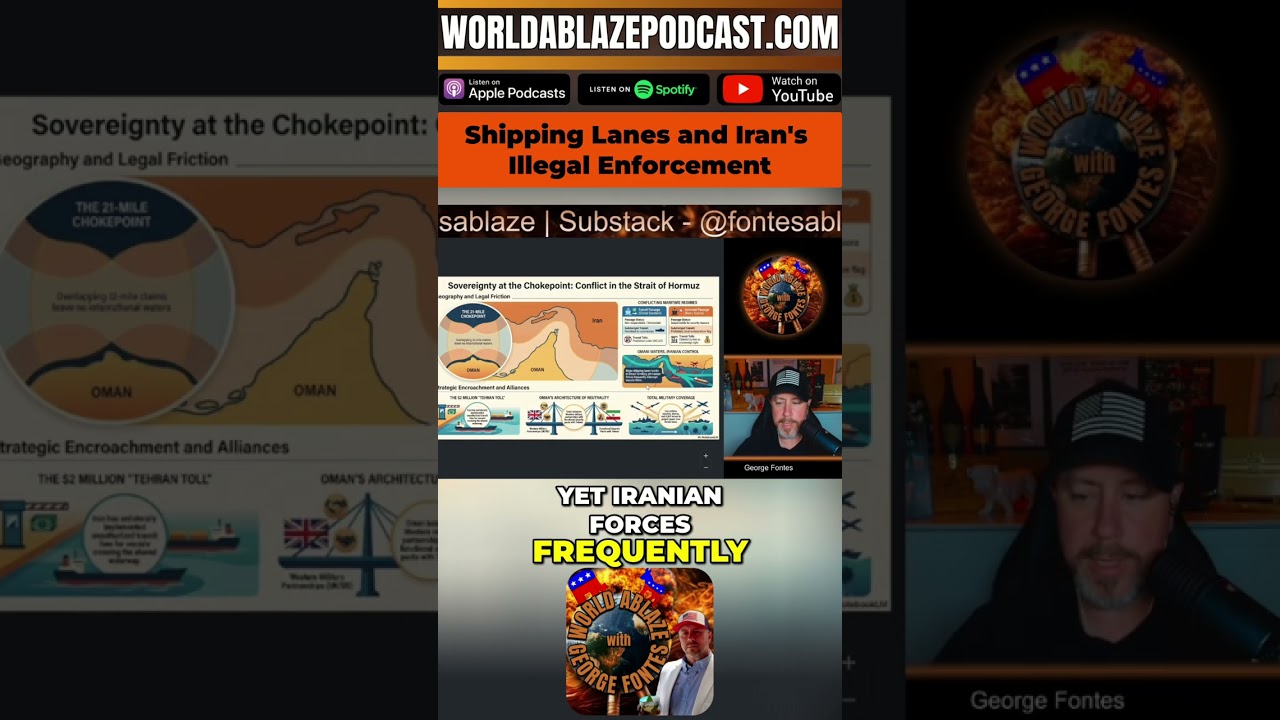 Strait of Hormuz - Shipping Lanes and Iran's Illegal Enforcement!