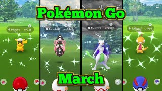 Pokémon Go Shiny Compilation March!!!!