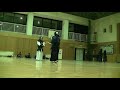 KENDO　剣道　反省用動画　白剣道着の62歳。