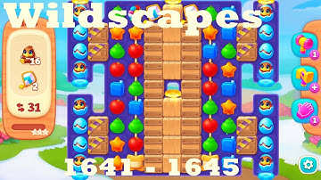 Wildscapes Level 1641 - 1645 HD Walkthrough | 3 - match game | gameplay | android | ios | pc | app