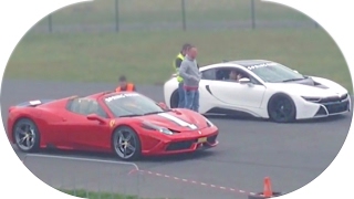 Hier findendest du ein kurzes video von einen rennen zwischen bmw
i8und ferrari 458 speciale aperta. ★ be a member of the koe cars
community ➜ https:...