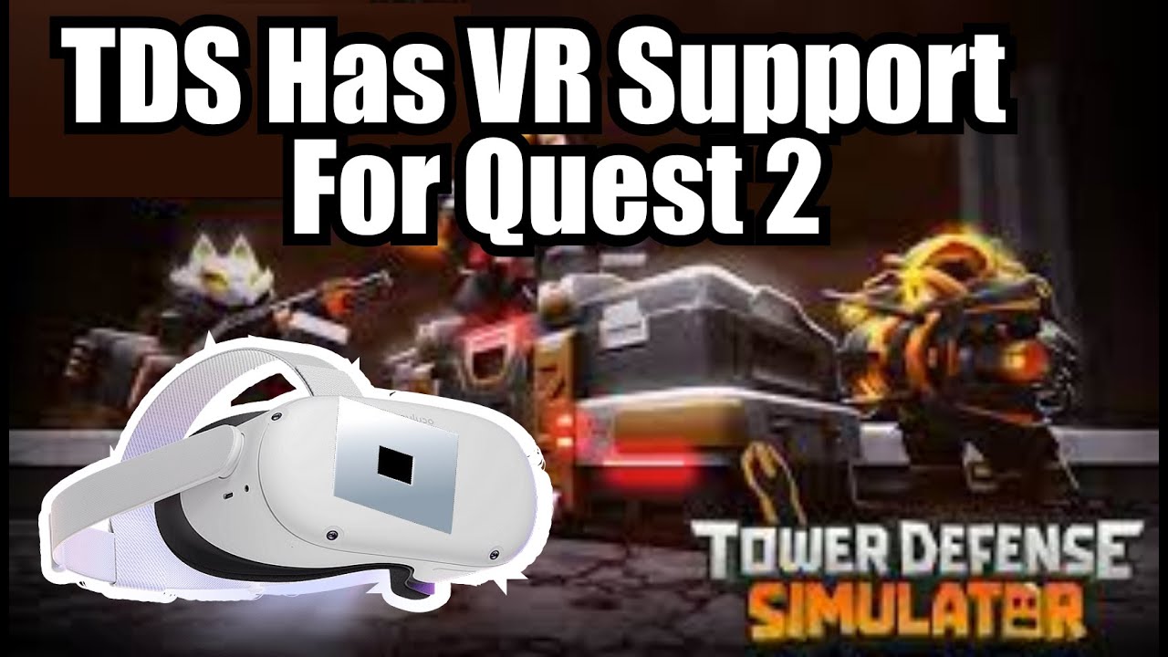 Tower Defense Simulator Has VR Support For Quest 2! (Roblox VR) 
