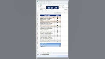 Excel To-Do List Tutorial | Track Daily Tasks Easily