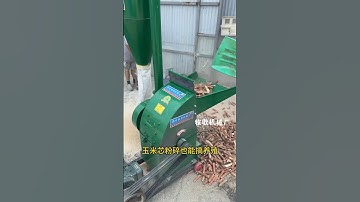 "Powerful Corn Cob Crusher in Action! 🌽 Turn Waste into Feed Instantly!Watch how this high-speed